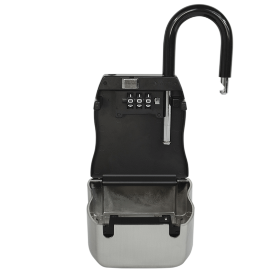 Custom Print Lockbox VaultLOCKS® 5500 | MFS Supply Inside Shackle Unlatched
